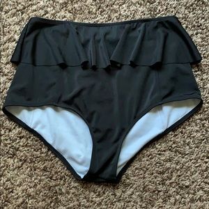 Kortni Jeane Black Peplum Bottoms